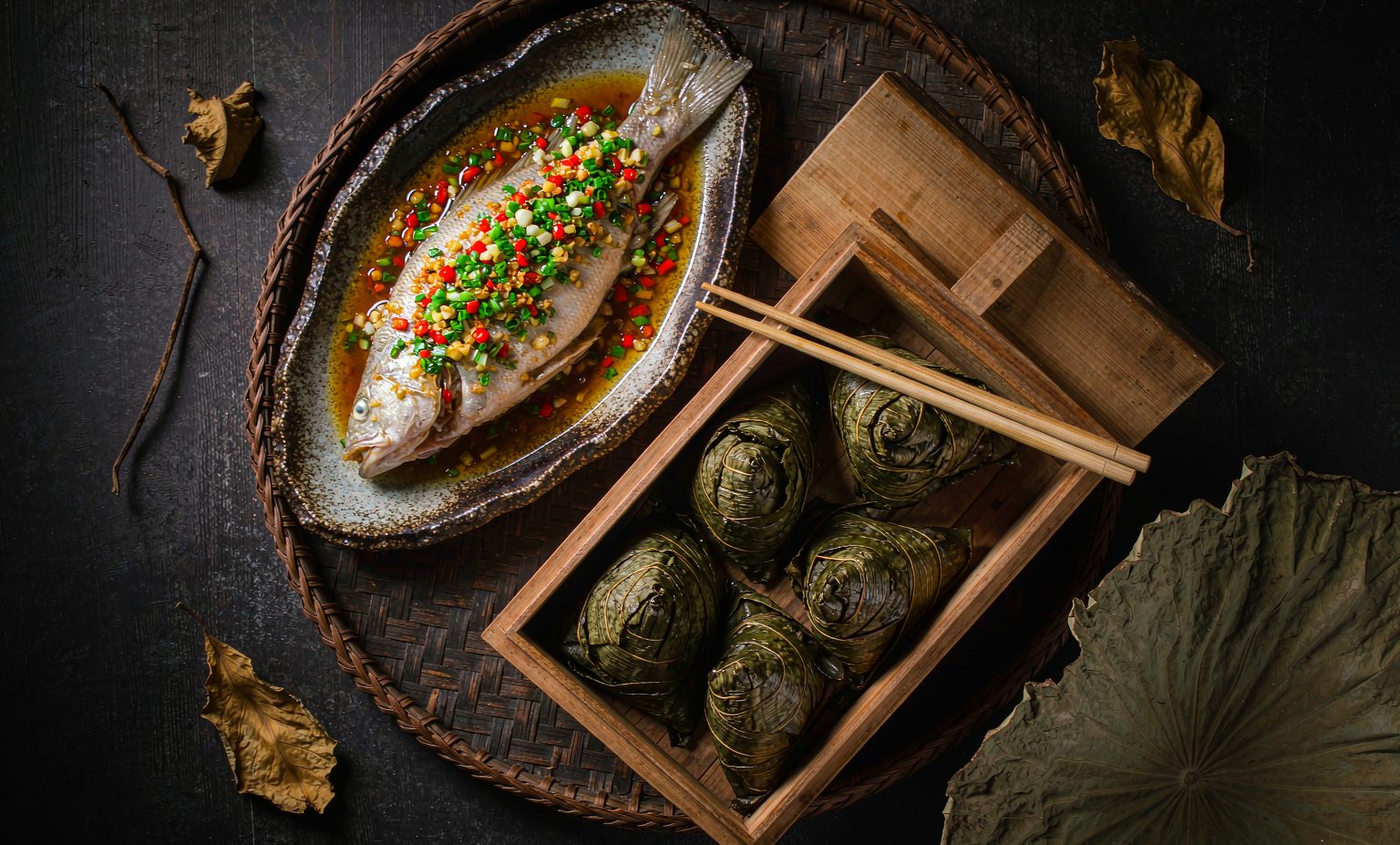 西江河鲜与裹蒸粽